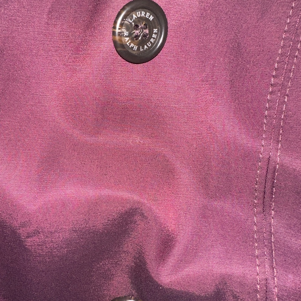 Lauren Ralph Lauren Double-Breasted Trench Coat - Deep Brown - Picture 6 of 7